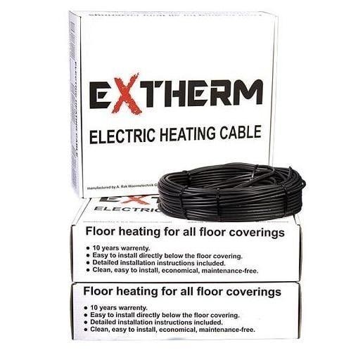 

Теплый пол Extherm двужильный нагревательный кабель ETC ECO 20-500 (9479362)