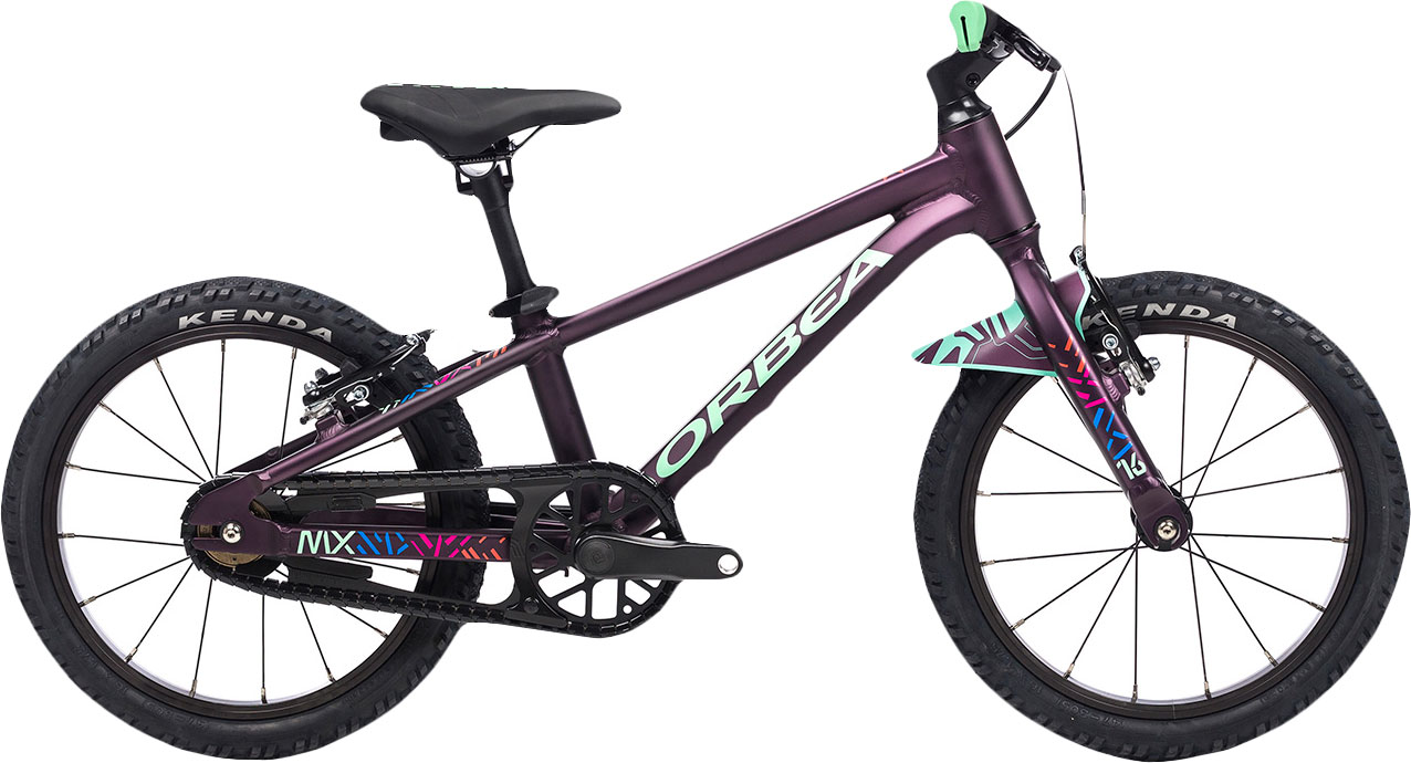 

Детский велосипед Orbea MX 16 2022 Purple - Mint (M00216I4)