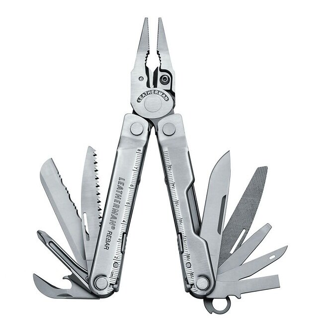 

Мультитул LEATHERMAN Rebar, шкір.чохол, картонна коробка (831560)