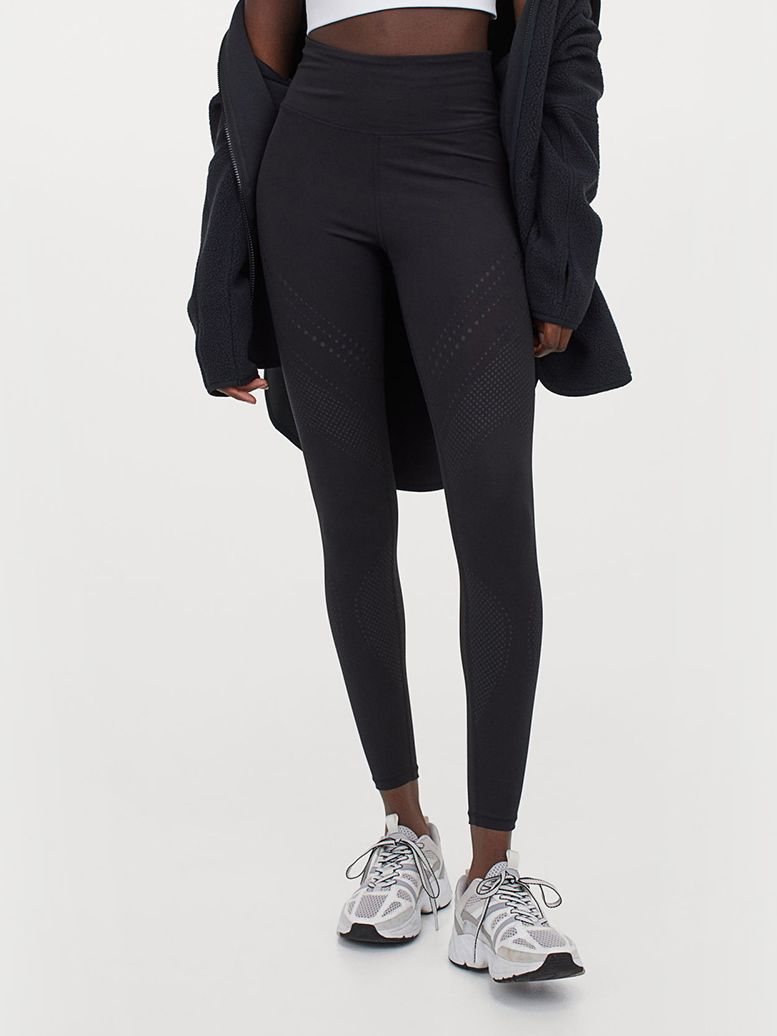 

Спортивные леггинсы H&M 932415b42 L Черные