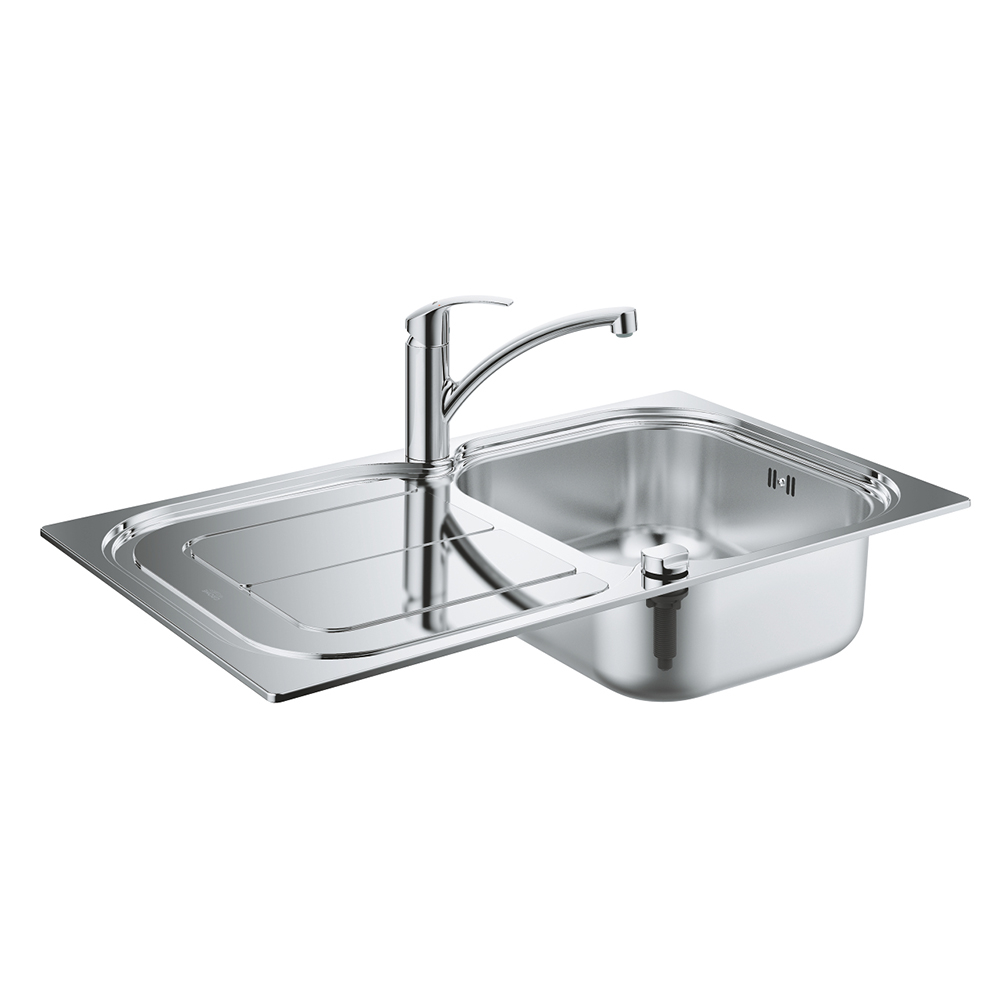 

Набор Grohe мойка кухонная K300 31565SD0 + смеситель Eurosmart 33281002