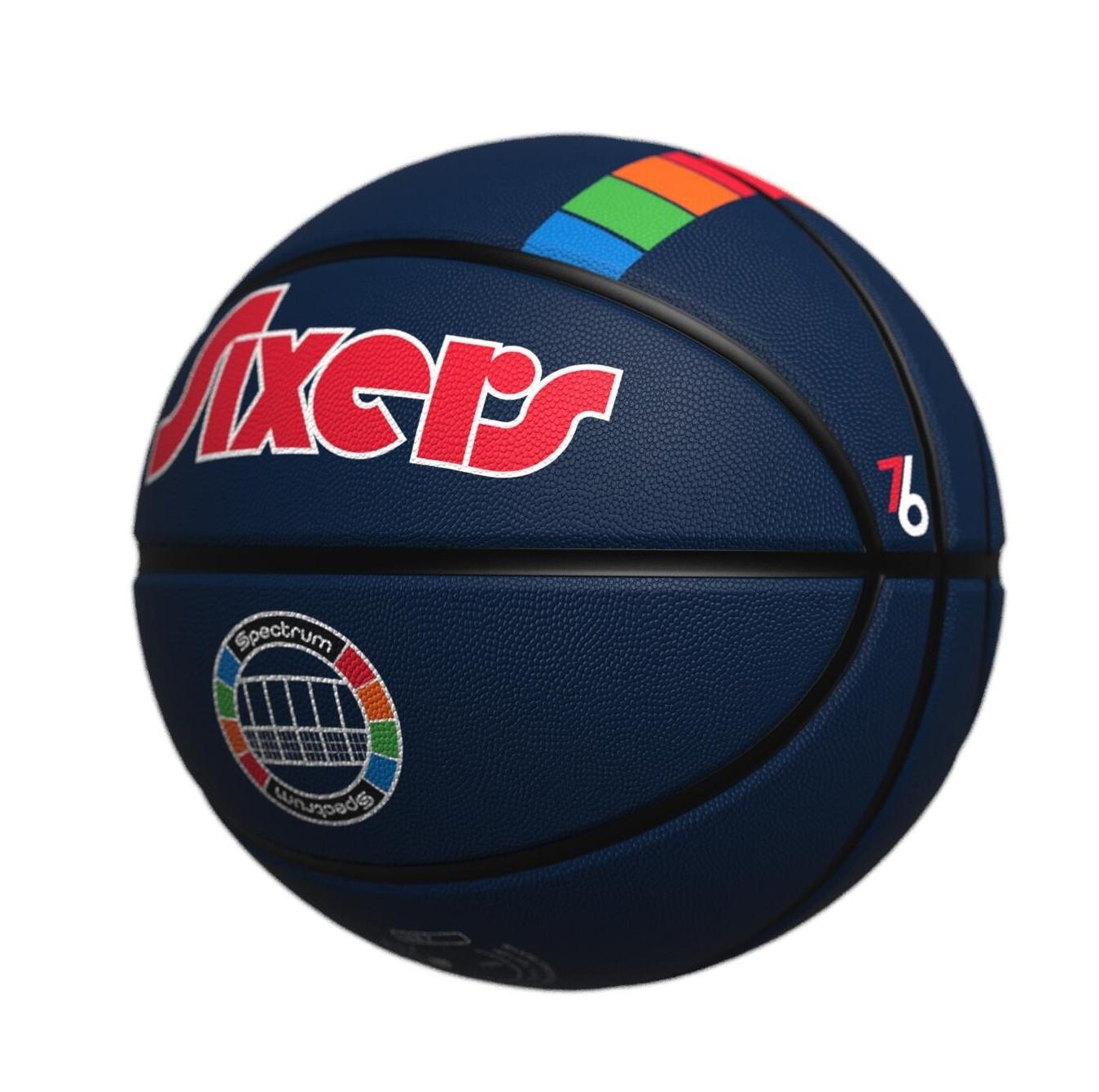 Perfect ball. Wilson NBA City Edition фиолетовый белый мяч. Универсальный мяч.