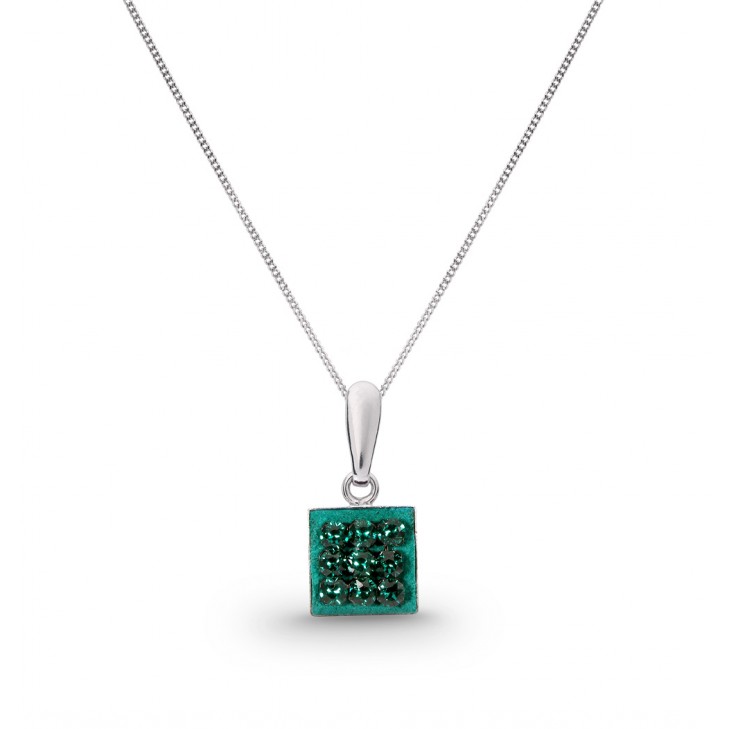 

Серебряный кулон c цепочкой SPARK Sparkle со Swarovski модели NNMESH3EM