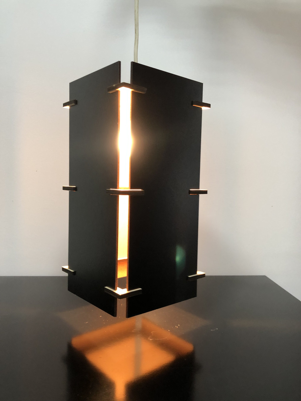 

Люстра Black с дерева черная минимализм лофт Manific Decor