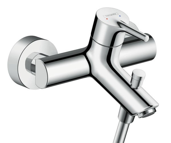 

Смеситель для ванны однорычажный настенный Hansgrohe Talis S 72400000 (24498)