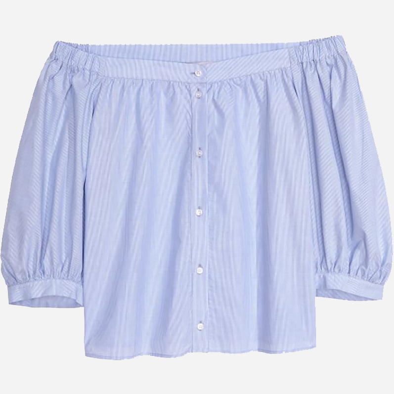

Топ H&M 607670b42  Голубой, Топ H&M 607670b42 42 Голубой