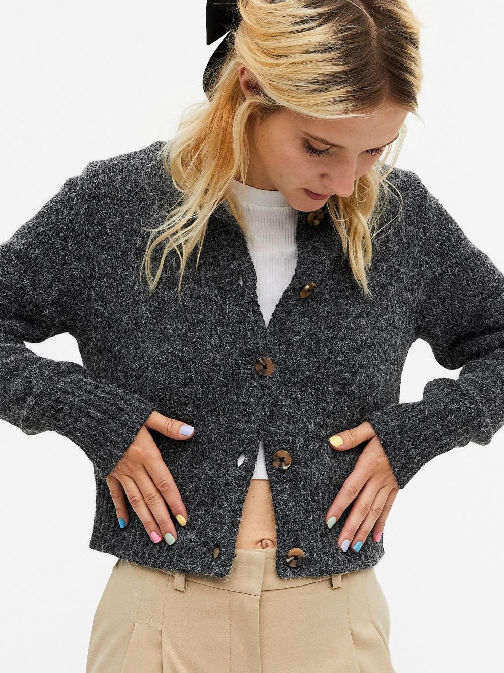 

Кардиган Monki 693035b42  Серый, Кардиган Monki 693035b42 M Серый