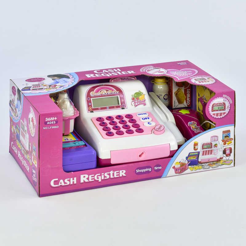 

Кассовый аппарат LF 986 D аксессуары, сканер, звук, свет, на батарейках