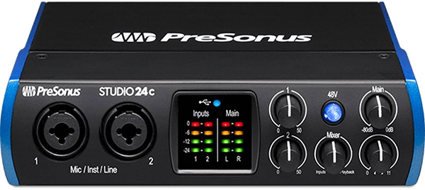 

Аудиоинтерфейс PreSonus Studio 24c (228476)