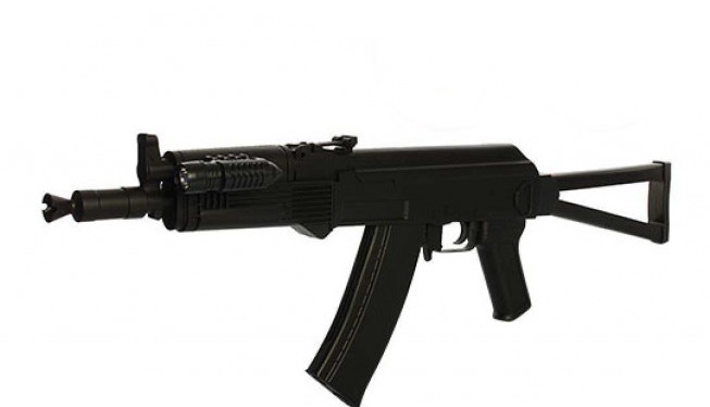 

Детский автомат на пульках CYMA P.47А игрушечный автомат Калашникова с лазером