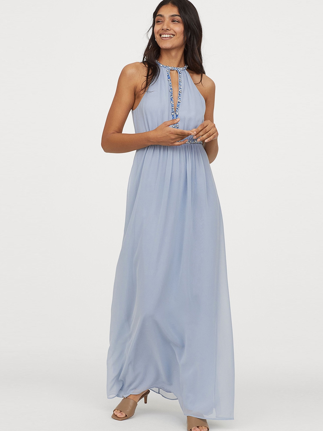 

Сарафан H&M 608016b45  Голубой, Сарафан H&M 608016b45 38 Голубой