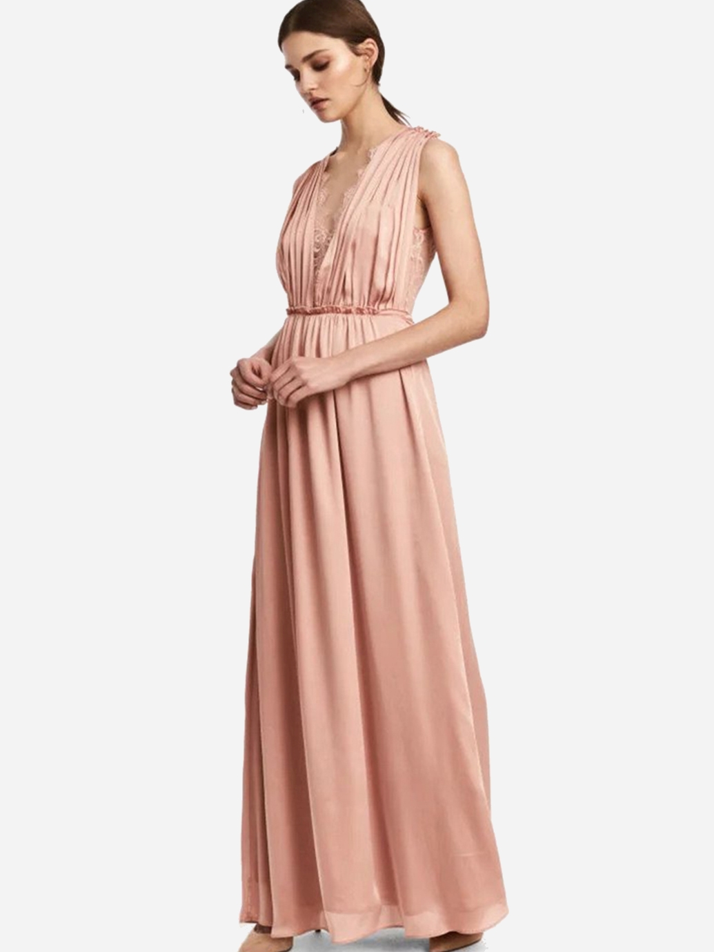 

Платье H&M 6212507b45  Бежевое, Платье H&M 6212507b45 40 Бежевое