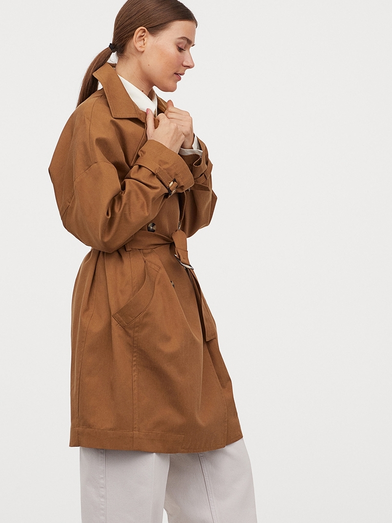 

Тренч H&M 849637002b45 M Коричневый