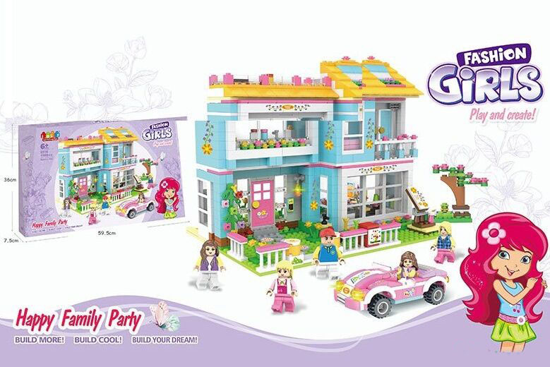 

Конструктор JDLT 9516 FASHION GIRLS - Загородный дом (1 049 дет.)