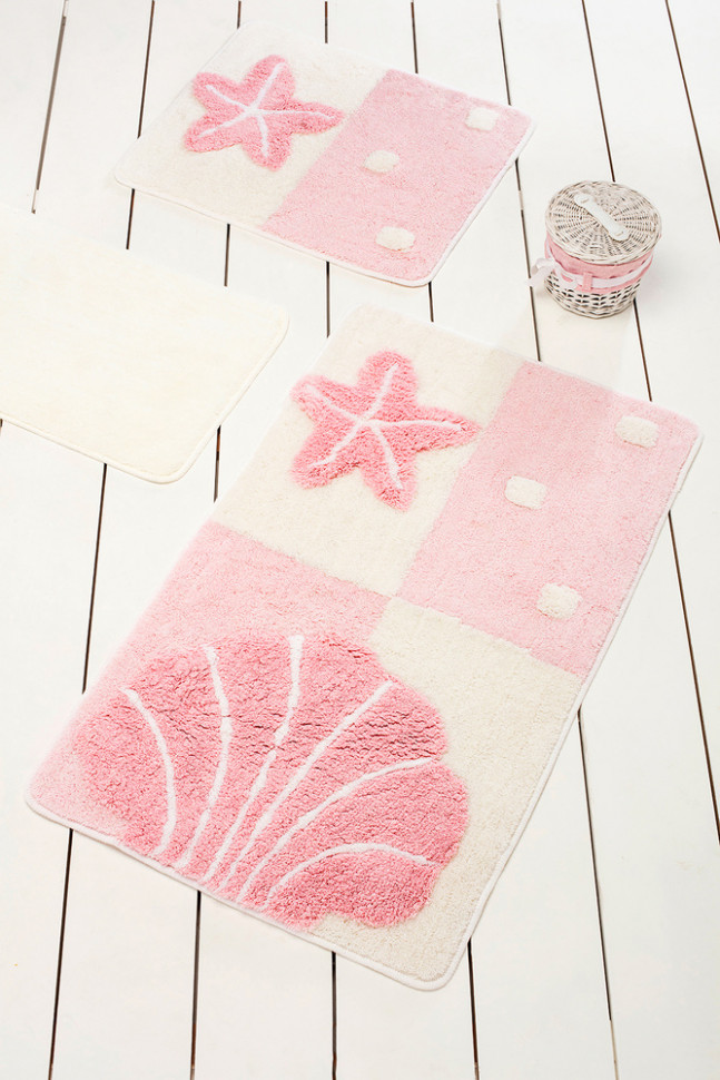 

Коврик ванный Chilai Home Deniz Yildizi Pink 60x100 110069108