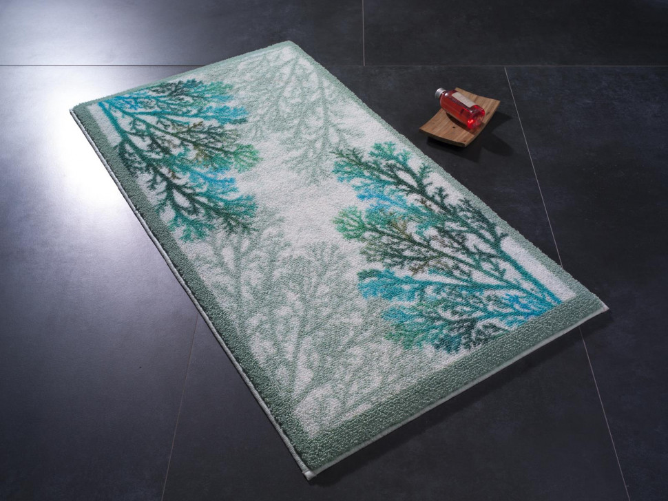 

Коврик для ванной Confetti Coral yesil 80x140