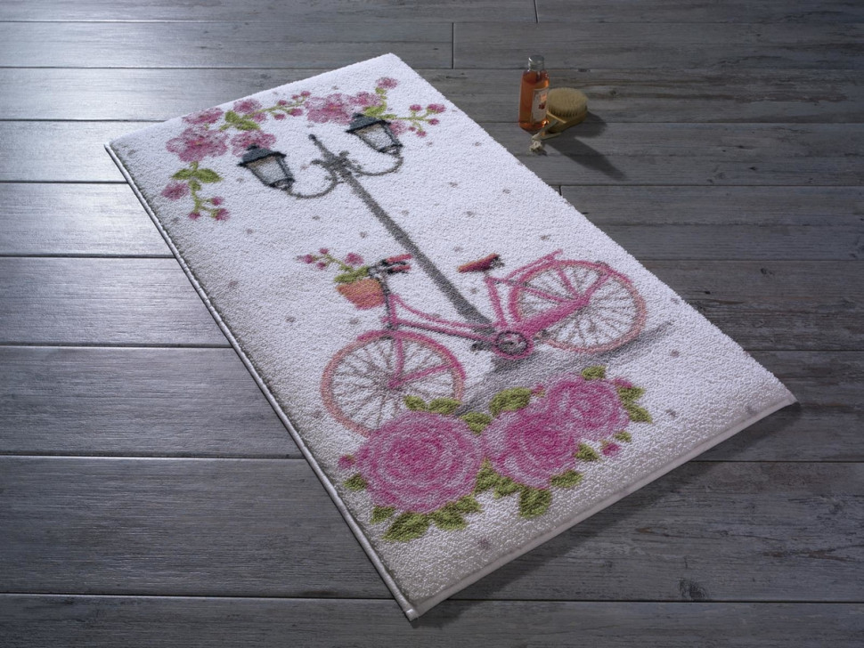

Коврик для ванной Confetti Romantic bike pembe 50x57