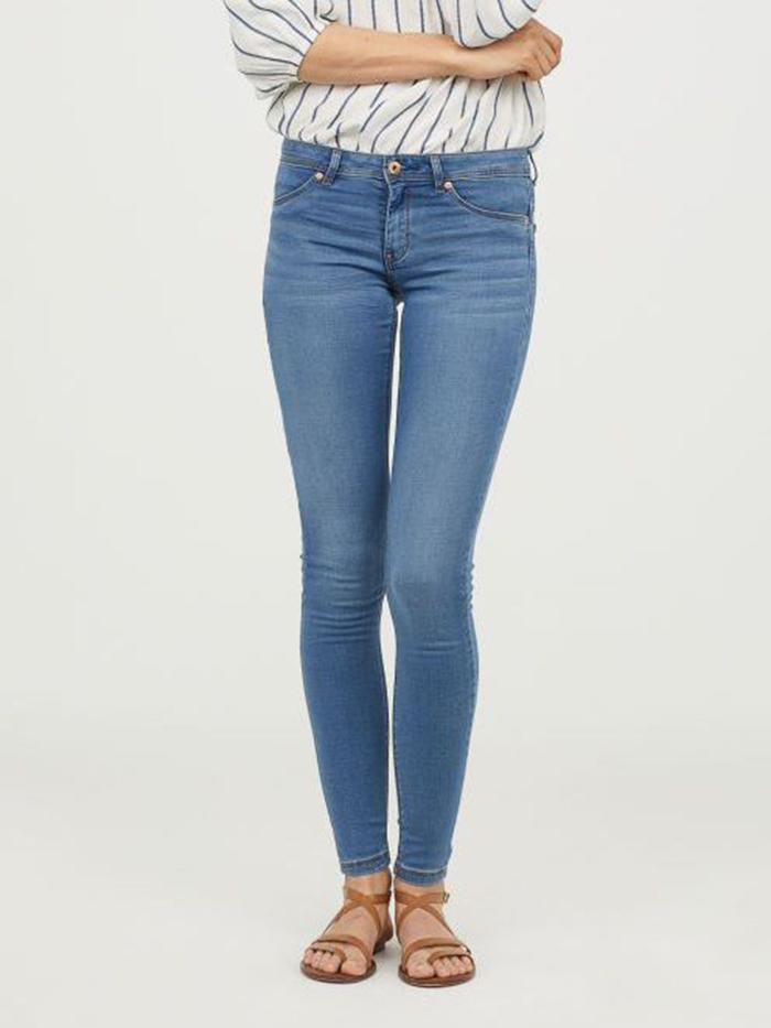 

Джинсы H&M 400246021b45 W26L30 Голубые