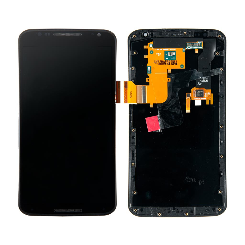 

Дисплей Motorola XT1100 Nexus 6 Google, с тачскрином, рамкой, Original, Black, Original PRC