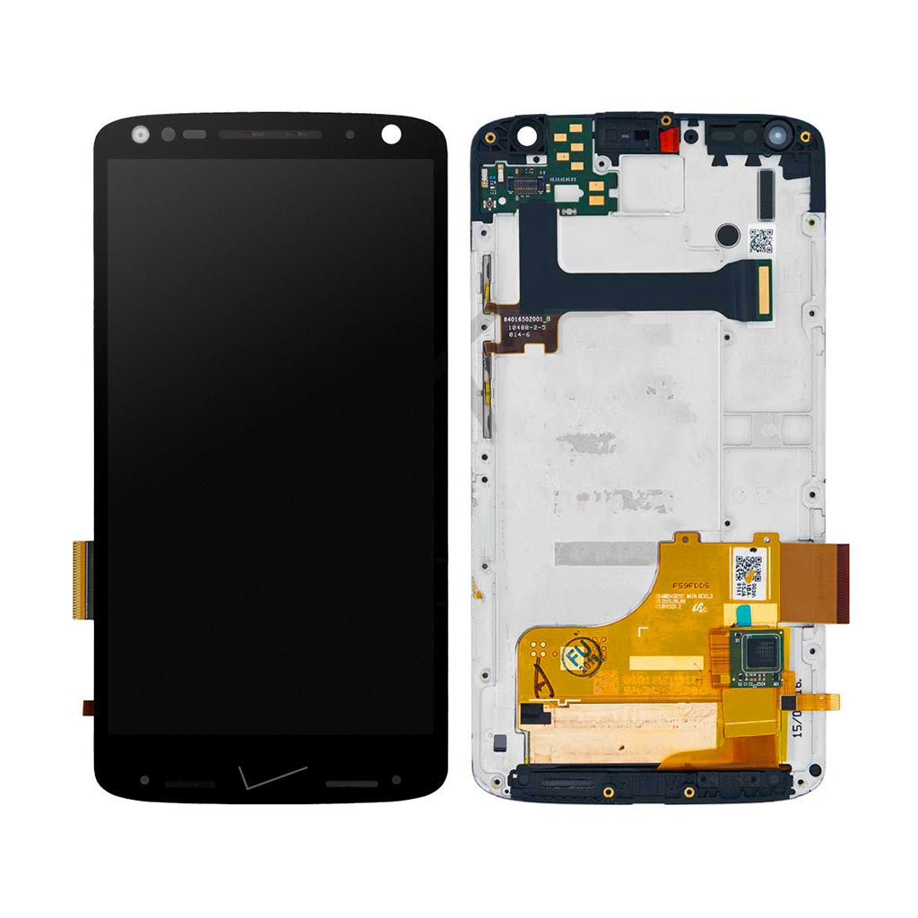

Дисплей Motorola XT1580, XT1581 Moto X Force, XT1585 Moto Droid Turbo 2, с тачскрином, с рамкой, Original, Black