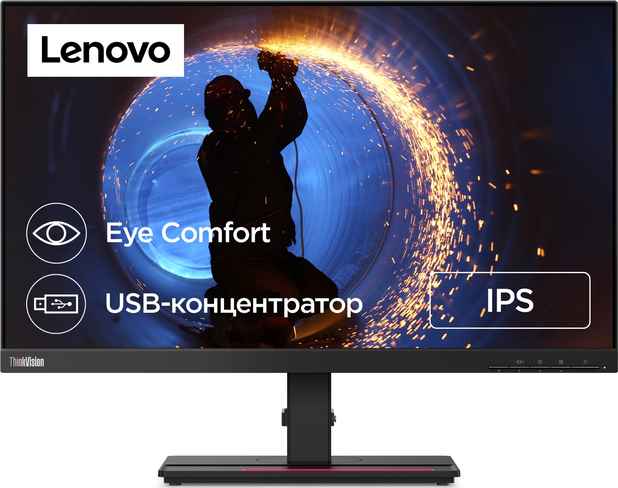 

Монитор 23.8" Lenovo ThinkVision P24h-20 (61F4GAT1UA)