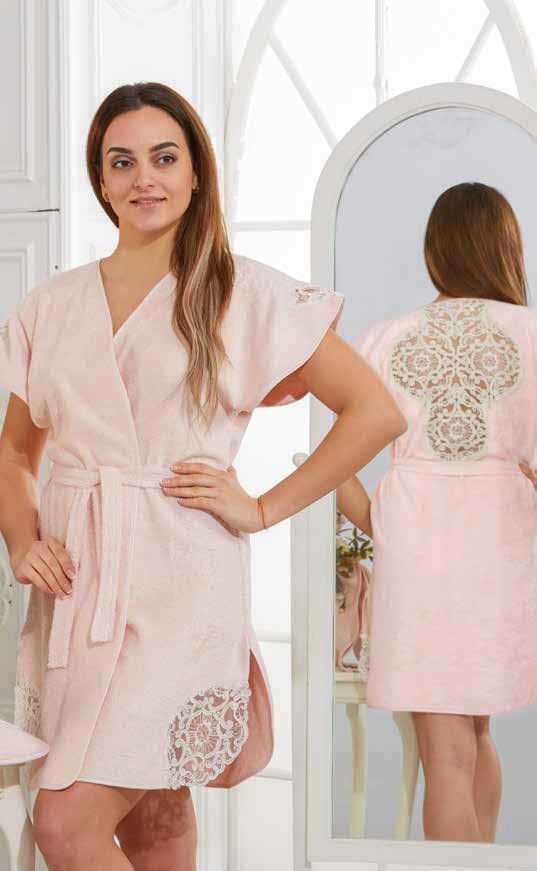

Халат Arya женский / Harem розовый, Халат Arya женский L/XL Harem розовый
