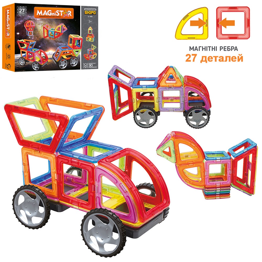 

Конструктор магнитный Limo Toy LT3004