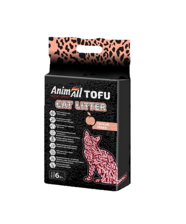 

Комкующийся соевый наполнитель Энимал Тофу с ароматом персика AnimAll Tofu peach 2,6кг/6 литров AnimAll BGL-AL-22