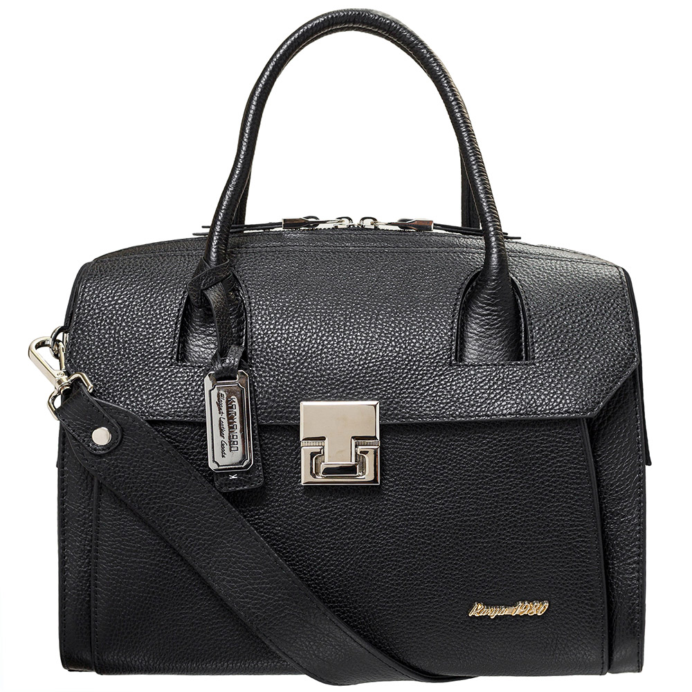 

Женская сумка из натуральной мелкозернистой кожи Karya 2195-45 черная