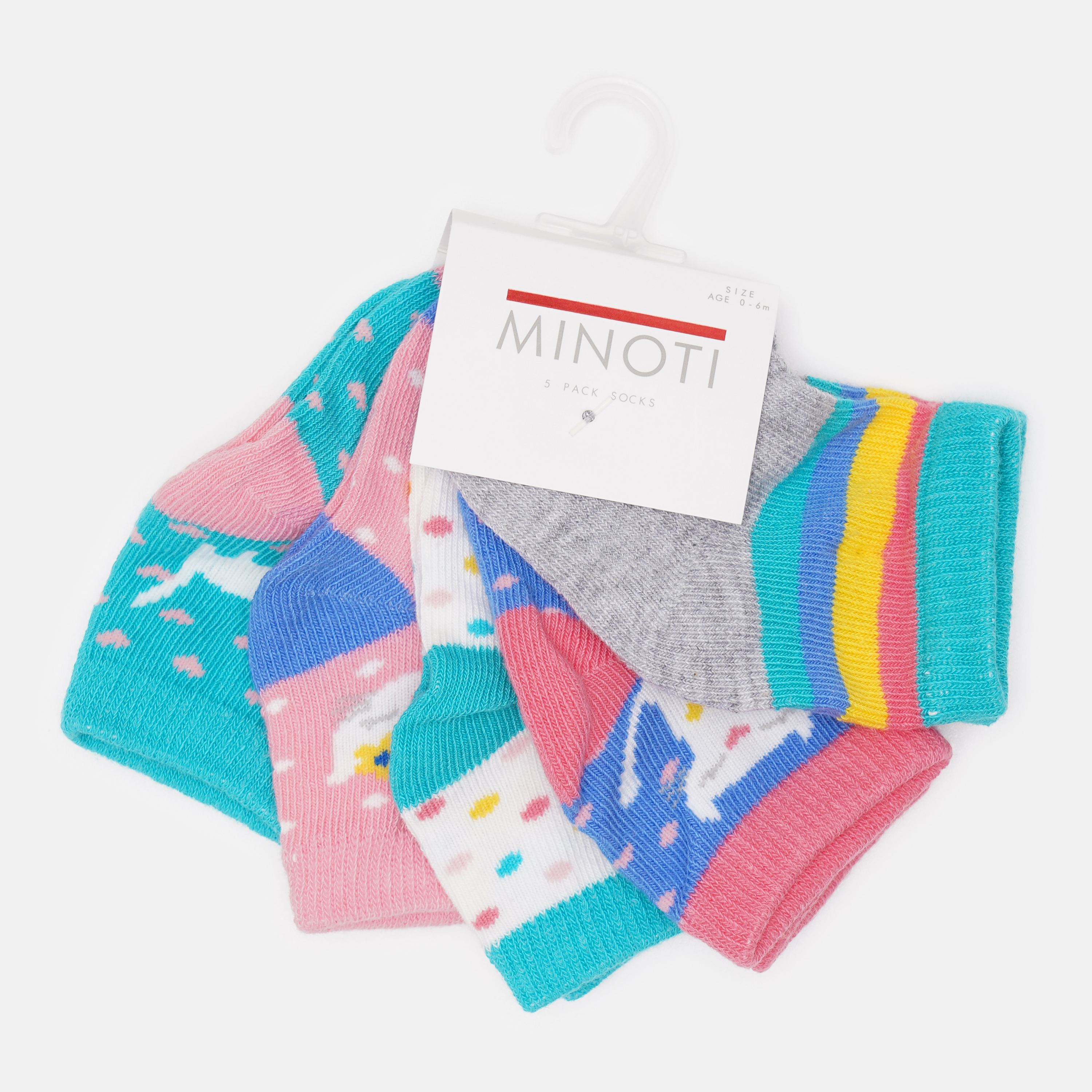 

Набор носков Minoti Nbg Sock 18 35178BAB 18-19 5 пар Разноцветный