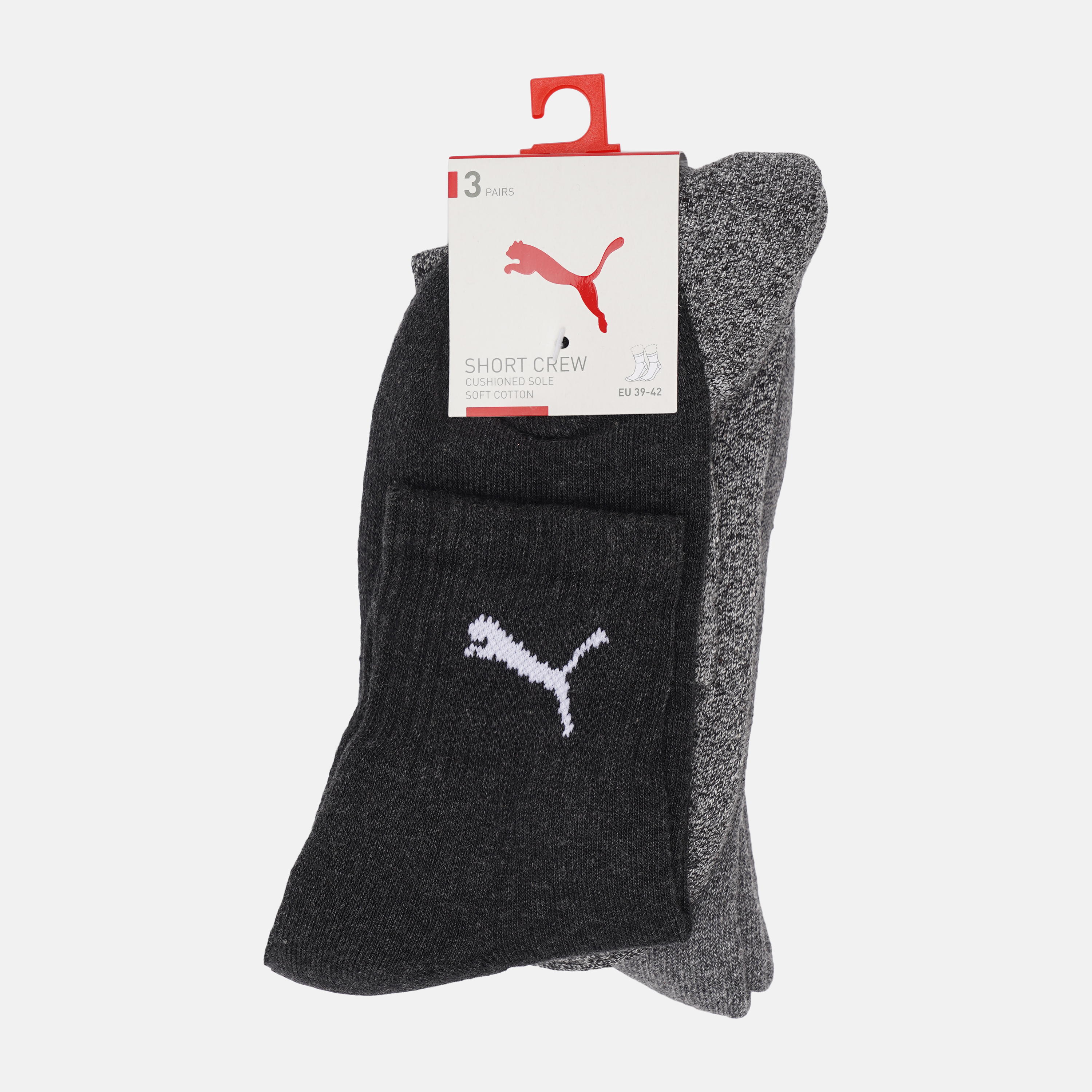

Набор носков Puma Short Crew 3p Unisex 90611003 39/42 Anthracite/Grey