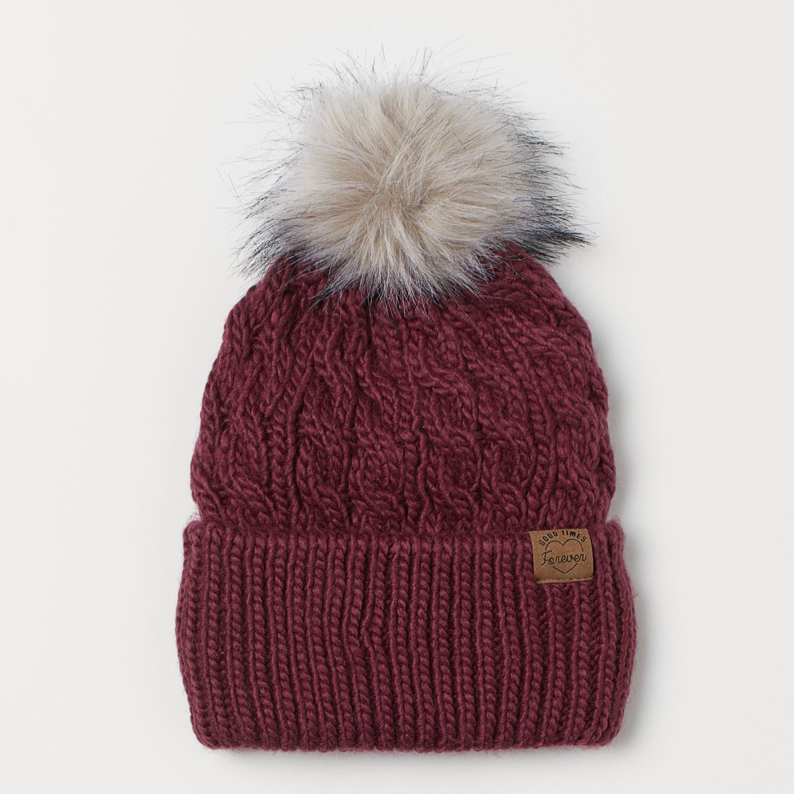 

Зимняя шапка H&M 0763163 0 56-58 см Темно-красная