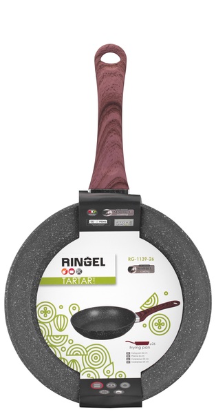 

Сковорода RINGEL Tartar сковорідка 26 см б/кришки (RG-1139-26) (RG-1139-26)