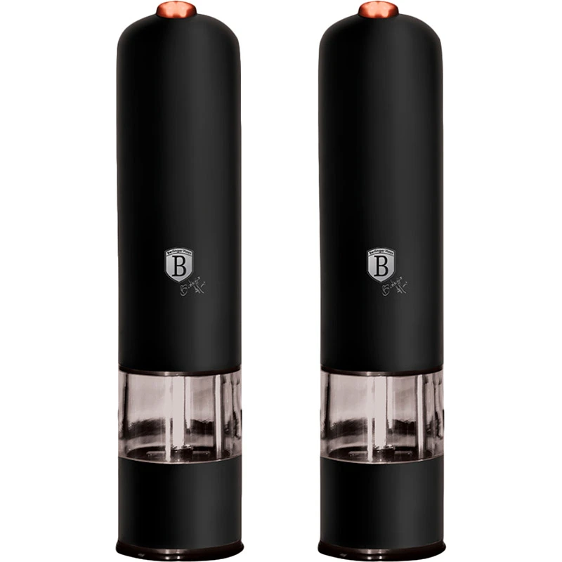 

Млинок для спецій на батарейки 2 шт. Berlinger Haus Carbon Metallic