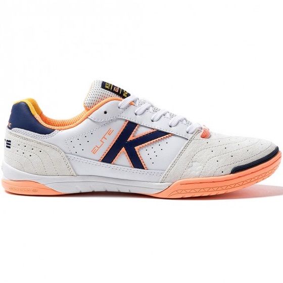 

Футзалки (бампы) Kelme ELITE бело-оранжевые 44.5 55.904.0522