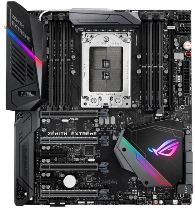 

Материнcкая плата ASUS ROG_ZENITH_EXTREME sTR4 X399 8xDDR4 Wi-Fi!!!BT EATX (ROG_ZENITH_EXTREME)