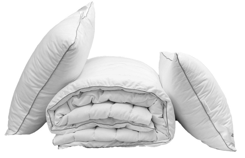 

Одеяло искусственный лебяжий пух White 145x215 + 2 подушки 70x70 Tag tekstil Odeyalo-158