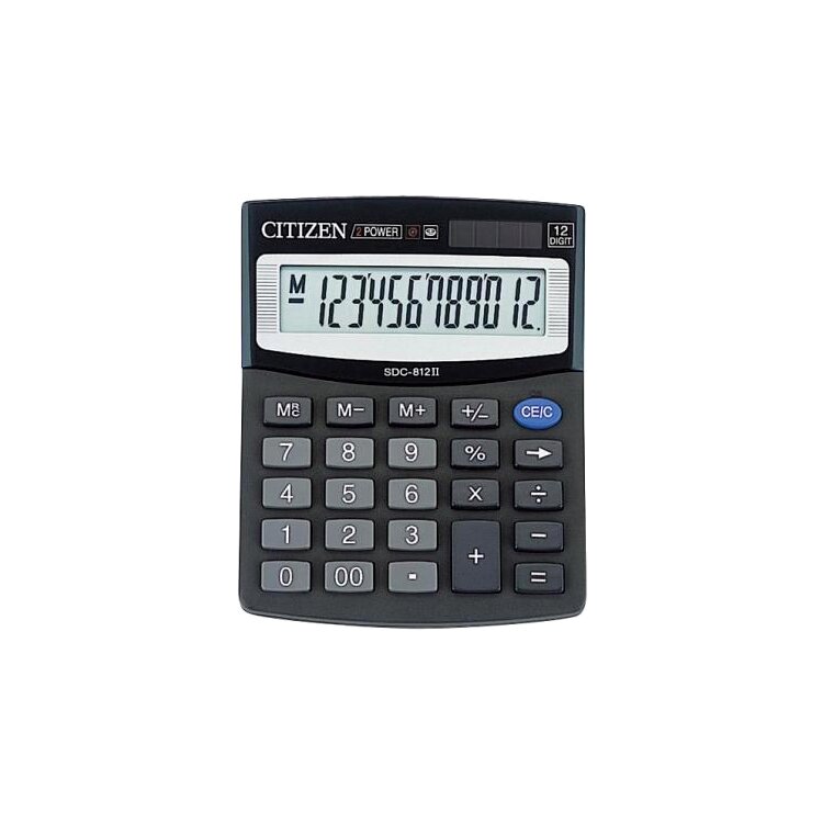 

Калькулятор CITIZEN SDC812 12 разрядный 100х125х34