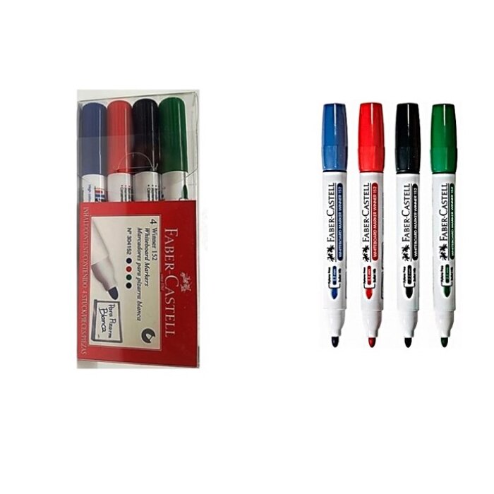 

Набор маркеров 4шт для доски 159304 Faber Castell