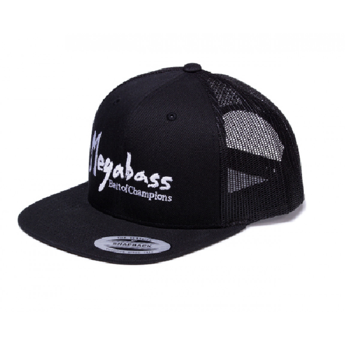 

Кепка Megabass Trucker Hat Brush Logo Black/White