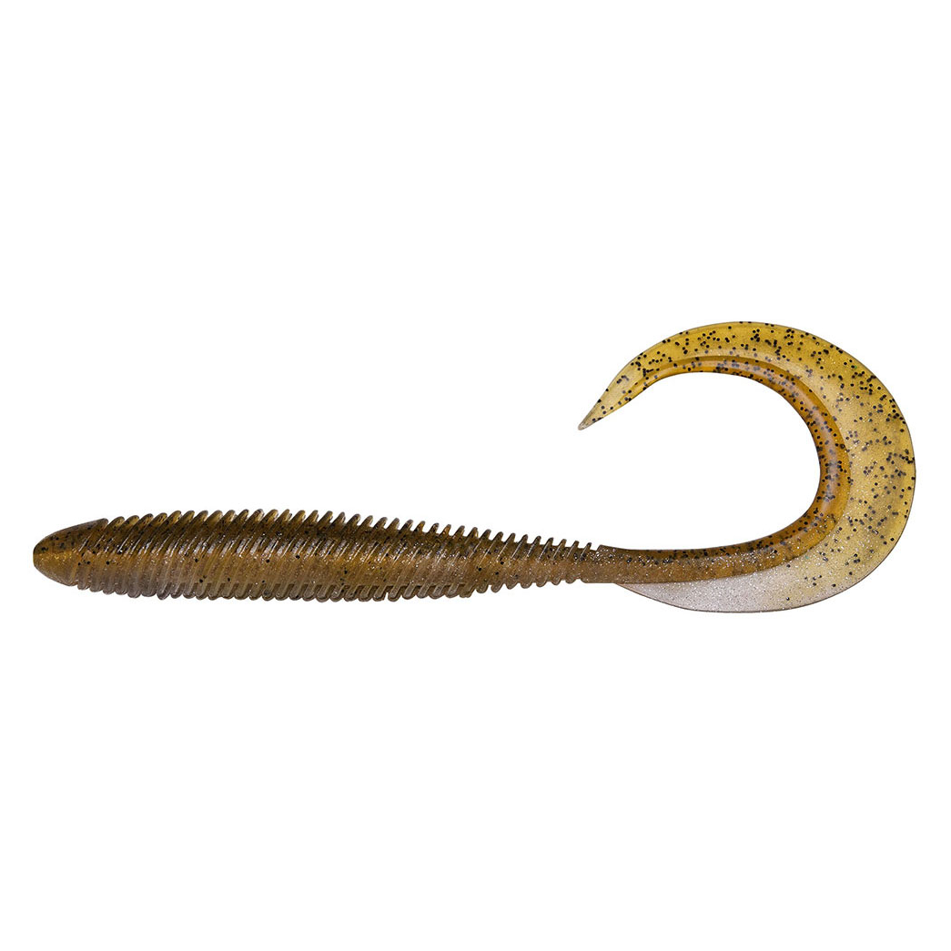 

Твистер Megabass Kemuri Curly 8.9cm 7шт Green Pumpkin Shad (35462)