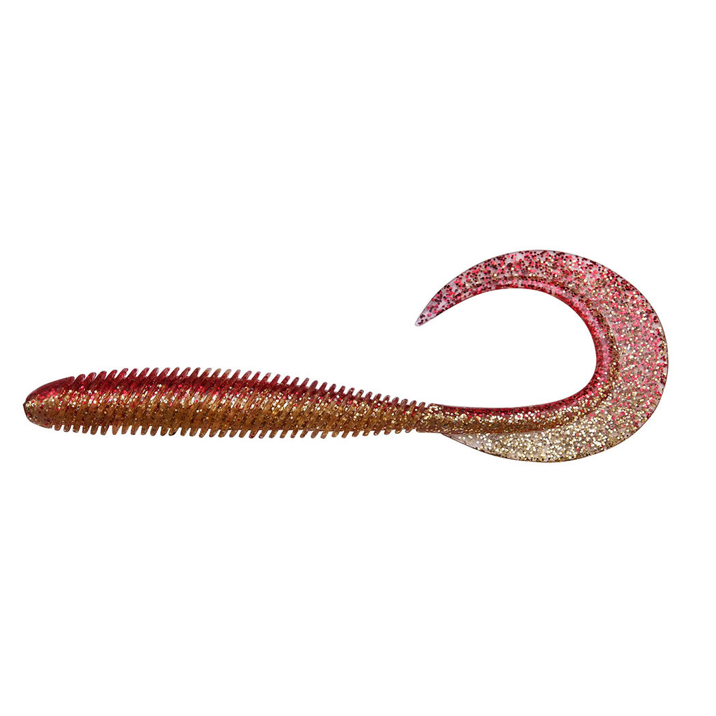 

Твистер Megabass Kemuri Curly 11.4cm 7шт Akakin (35467)