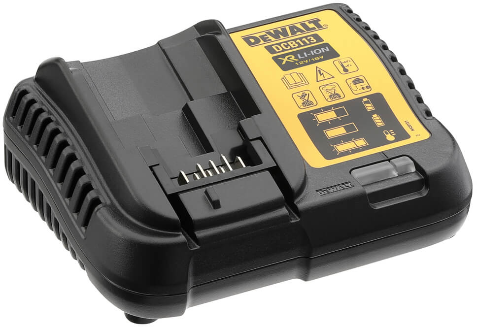

Зарядний пристрій DeWalt DCB113 10.8 В, 12 В, 14.4 В, 18 В, 54 В