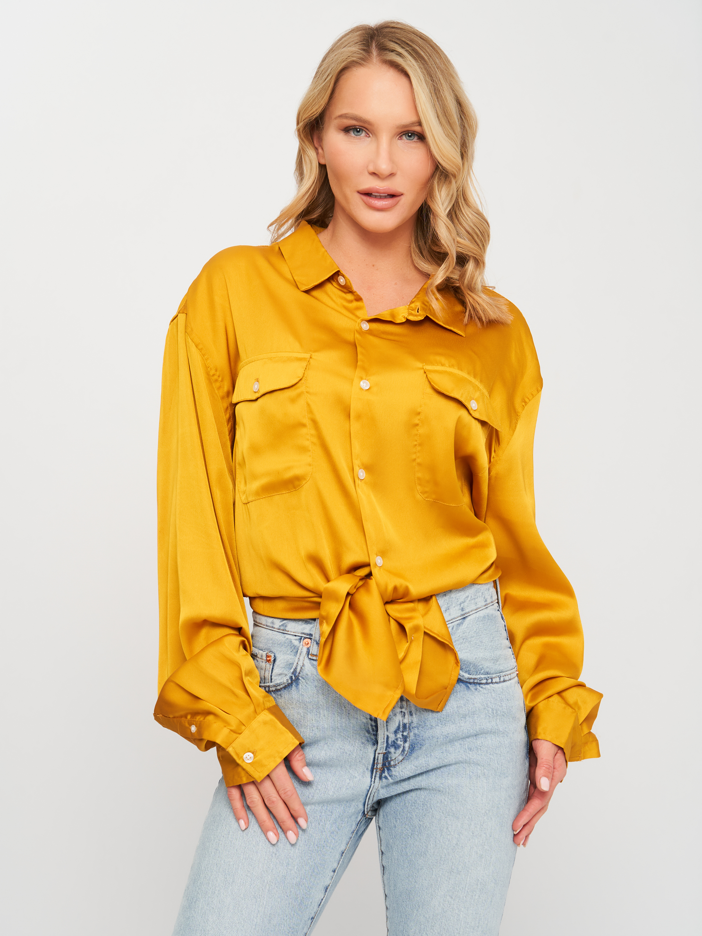 

Блузка Asos XAZ225374BJNG  Горчичная, Блузка Asos XAZ225374BJNG 4XL Горчичная