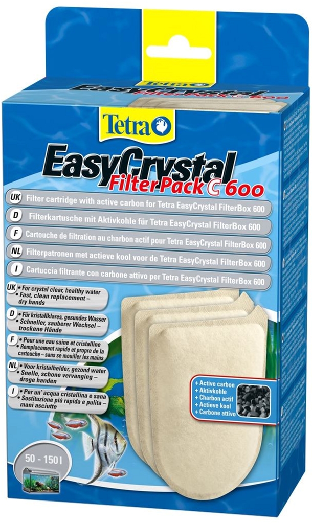 

Вкладыш в фильтр Tetra Tetratec Easy Crystal 600 c активированным углем