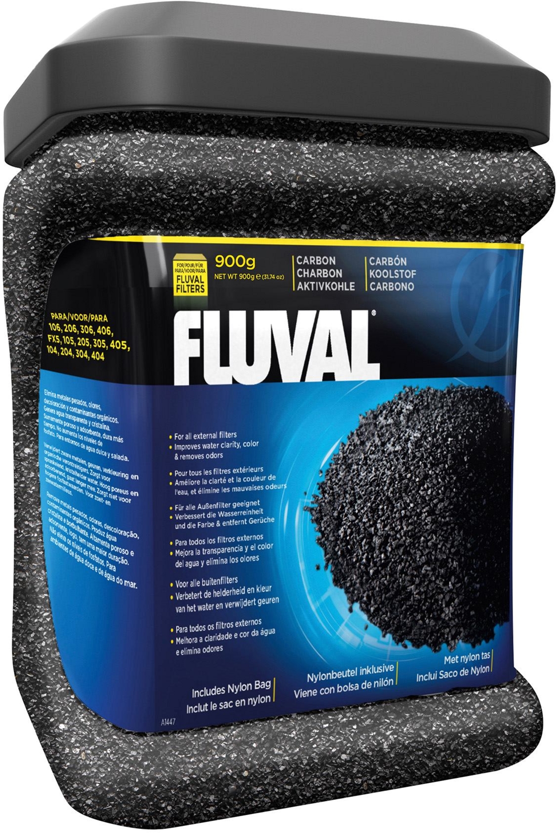 

Вкладыш в фильтр Fluval FL уголь 900 г (015561114479)