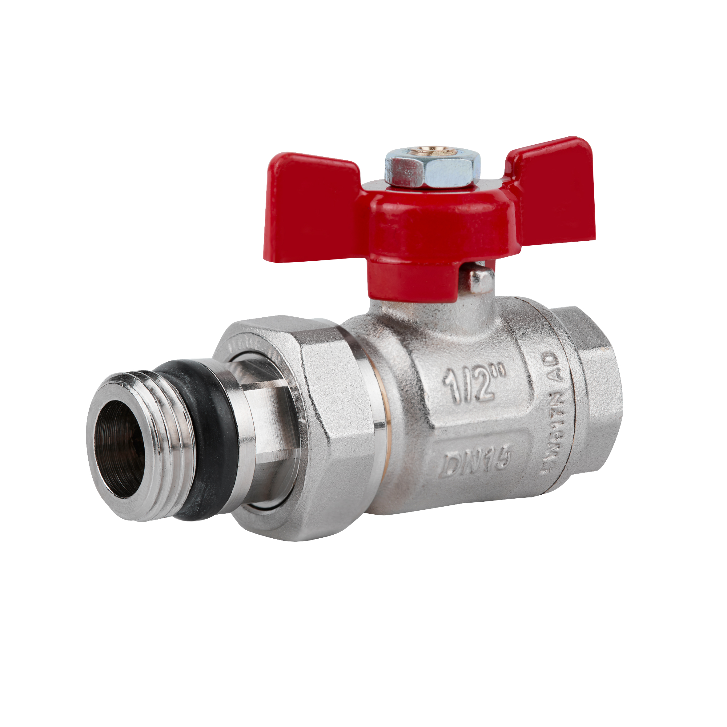 

Кран шаровой "Американка" Icma 1/2" с антипротечкой прямой №348