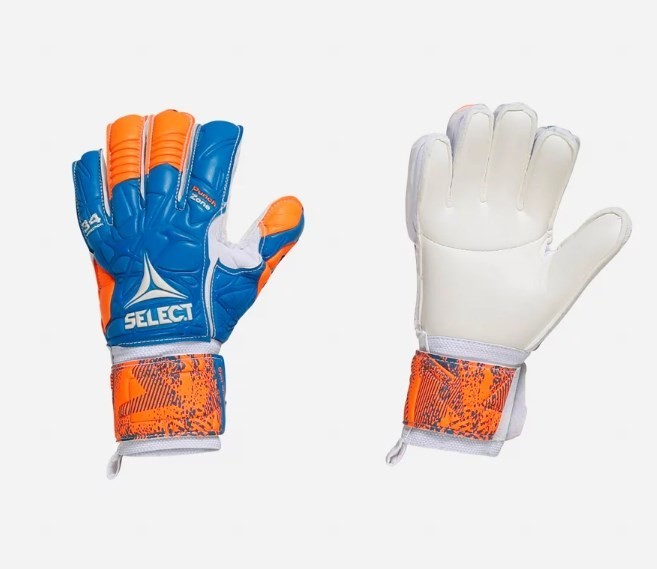 

Воротарські рукавиці SELECT 34 Allround with finger protection 8 оранжево-сині