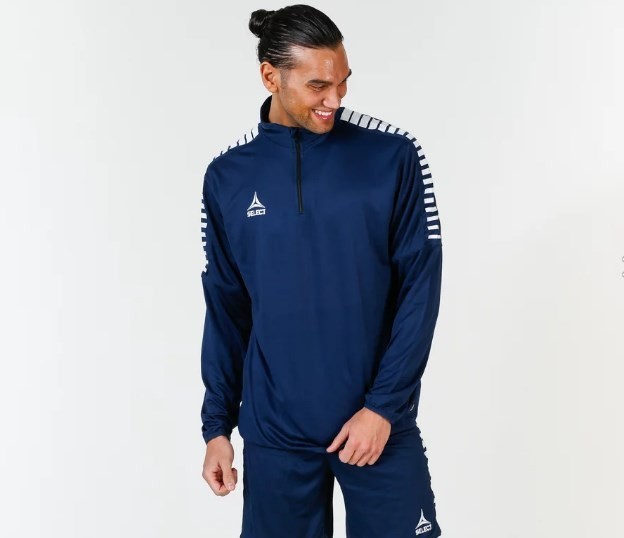 

Тренувальна кофта SELECT Argentina training sweat 1/2 zip XL темно-синя