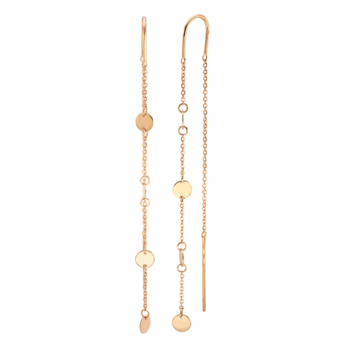 

Золотые серьги-протяжки Tango Jewellery Company 580124